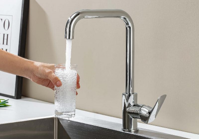 Смеситель для кухни AQUATEK (квадратный излив) AQ1081CR ВЕГА фото в интернет-магазине Русалия