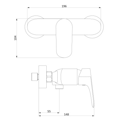 462000000 Palace Grand, смеситель для душа фото в интернет-магазине Русалия
