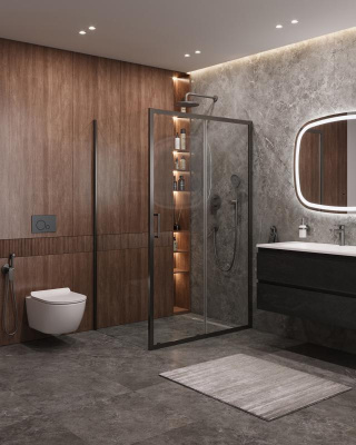 Душевой уголок CEZARES MOLVENO-AH-11-120/90-C-GM-IV фото в интернет-магазине Русалия