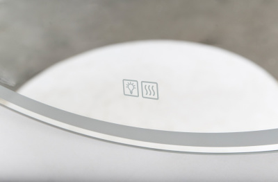 Зеркало с встроенным светильником, сенсорным выключателем и подогревом SPC-RNG-800-LED-TCH-WARM, 12W, 220-240V, 800x30 BelBagno фото в интернет-магазине Русалия