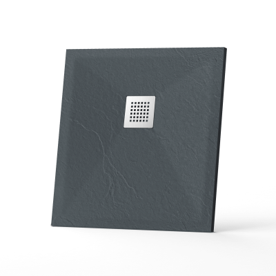 Каменный душевой поддон квадрат STONE TRAY-G  800x800 фото в интернет-магазине Русалия