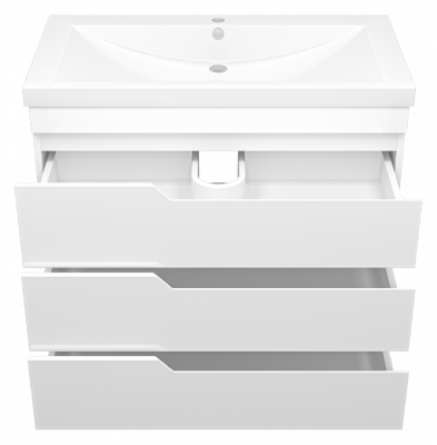 Тумба Софт 90 с раковиной Misty Алиса 90 Misty фото в интернет-магазине Русалия