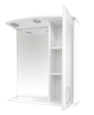 Зеркальный шкаф Астра 60 правый Э-Аст04060-01СвП Misty фото в интернет-магазине Русалия