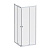 W87G-403-8080-MT Sunny душ огражд квадратн, раздвижн двери 80x80 серебро,стекло прозрачн Am.Pm фото в интернет-магазине Русалия