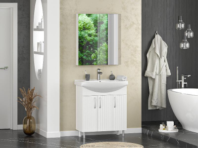 Тумба Изео 75 с раковиной Днепрокерамика Изео 75 Misty фото в интернет-магазине Русалия