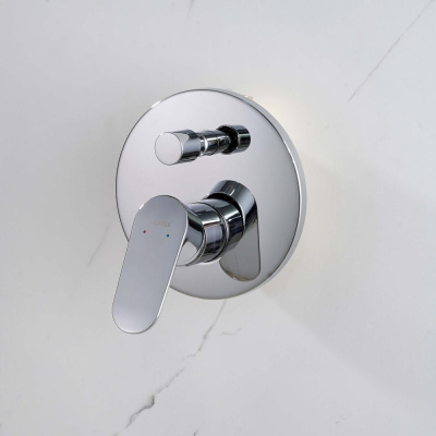 AQ1846CR НИКА смеситель для ванны (внешняя и скрытая часть) Aquatek фото в интернет-магазине Русалия