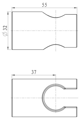 Держатель ручного душа  NOVA BB-HLD-IN  Belbagno фото в интернет-магазине Русалия