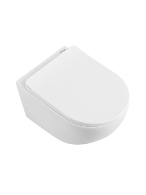 Унитаз подвесной безободковый Marino-TOR BB7026CH-TOR/SC Торнадо с сиденьем-микролифт Belbagno фото в интернет-магазине Русалия