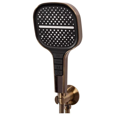 Душевая система встраиваемая (без излива) Hansberge H6090BR, бронза фото в интернет-магазине Русалия