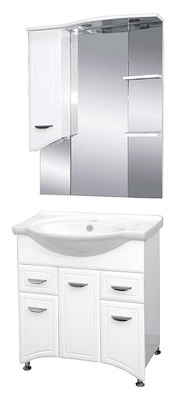 Тумба Дрея 75 с раковиной Kirovit Стиль 75 Misty фото в интернет-магазине Русалия