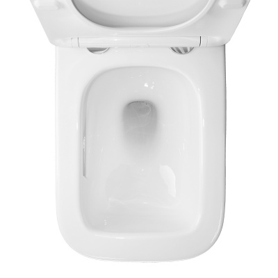 Унитаз подвесной безободковый Delphi 91343 Торнадо с сиденьем микролифт Loranto фото в интернет-магазине Русалия