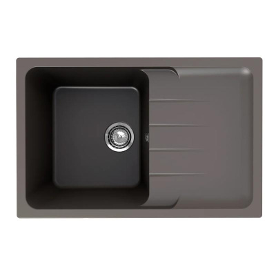 Кухонная мойка Ulgran Quartz Gerda 780-09, асфальт фото в интернет-магазине Русалия