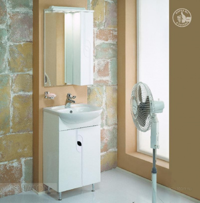 Зеркальный шкаф AQUATON Панда 50 правый белый 1A007402PD01R фото в интернет-магазине Русалия