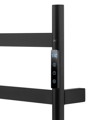 Полотенцесушитель электрический WONZON & WOGHAND ESSEN, Черный матовый (WW-A405-MB) фото в интернет-магазине Русалия