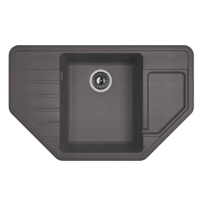 Кухонная мойка Dr. Gans РИО 25.080.C0800.411, графит фото в интернет-магазине Русалия