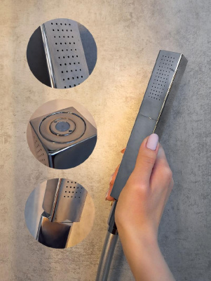 Душевая система с термостатом Cascata 040103 Cr AltroBagno фото в интернет-магазине Русалия