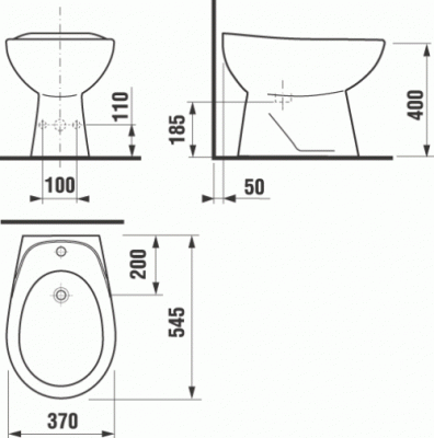 Биде напольное Lyra Jika фото в интернет-магазине Русалия
