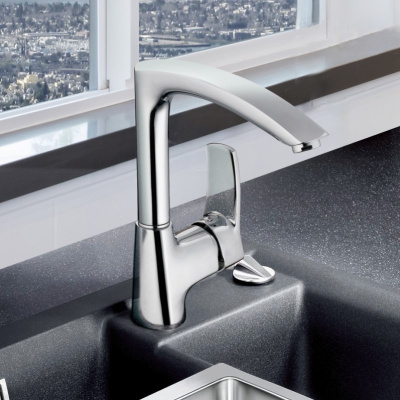 Смеситель для кухни Haiba (HB4070) фото в интернет-магазине Русалия