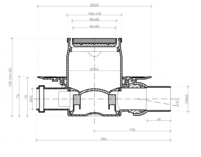 Точечный трап Pestan Confluo Standard 10х10 Dry Mask (13000068) фото в интернет-магазине Русалия