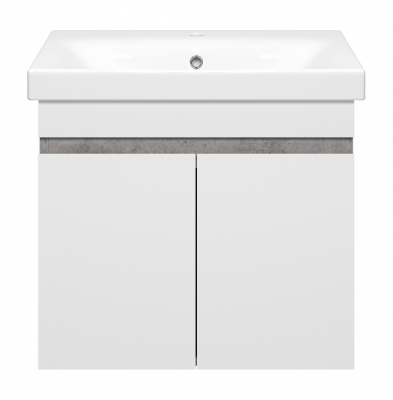 Тумба Ронда 60 подвесная с раковиной Cersanit Moduo Slim 60 Misty фото в интернет-магазине Русалия