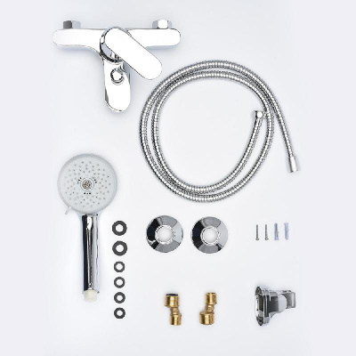 AQM P6132 AQUAme Prato Смеситель для ванны, хром, однорычажный. AQUAme фото в интернет-магазине Русалия