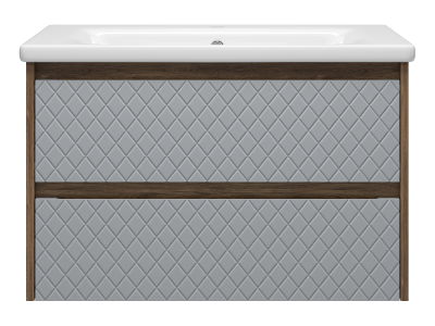 Тумба Chester 80 подвесная с раковиной Dreja Soft 80 Brevita фото в интернет-магазине Русалия