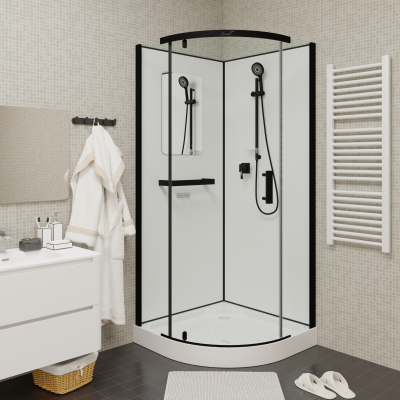 Кабина KORRA90B душевая Ceruttispa (90x90x205) фото в интернет-магазине Русалия