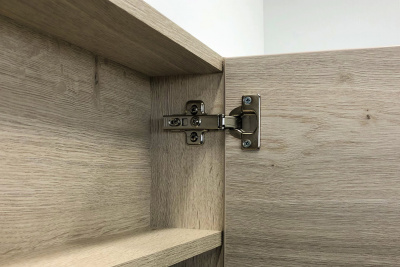 COMFORTY. Зеркало-шкаф "Парма-60" дуб дымчатый фото в интернет-магазине Русалия