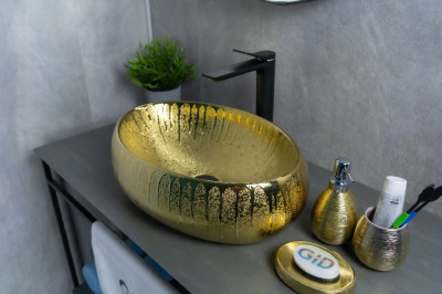 Раковина накладная Gid 9030g фото в интернет-магазине Русалия