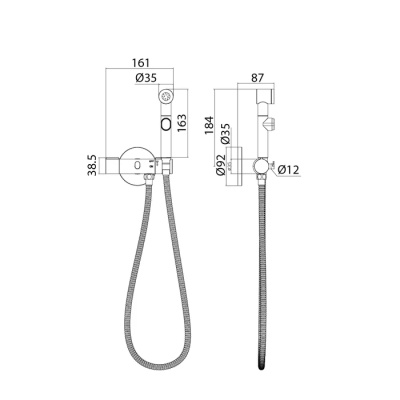 Гигиенический душ  IDDIS Axes (AXESBR0i08) фото в интернет-магазине Русалия