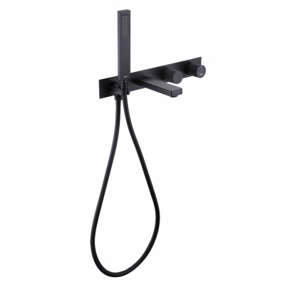 Смеситель ABBER Rund AF8730B для ванны скрытого монтажа, черный матовый фото в интернет-магазине Русалия