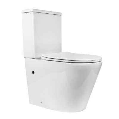 BOND F03-00 Унитаз напольный безободковый с сиденьем микролифт фото в интернет-магазине Русалия