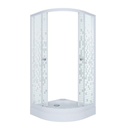 Душевой уголок Мозаика 90*90 А (3 места+сифон D90) Тритон Щ0000061803 фото в интернет-магазине Русалия