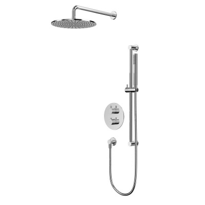 Термостатическая душевая система скрытого монтажа WHITECROSS Y YSET09CR (хром) фото в интернет-магазине Русалия