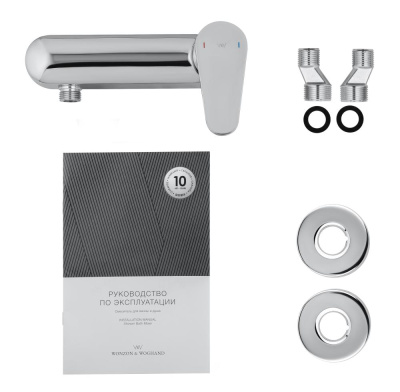 Смеситель для душа WONZON & WOGHAND BALANCE, Хром (WW-054101-CR) фото в интернет-магазине Русалия