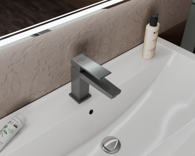 Смеситель для умывальника RUSH Thira (TR3635-12Grey) фото в интернет-магазине Русалия