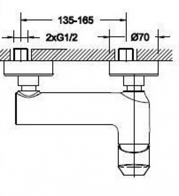 Смеситель для душа Vega F9119177CP-01 Bravat фото в интернет-магазине Русалия