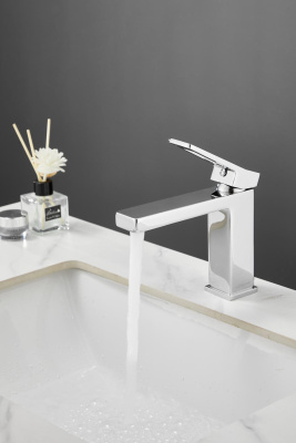 Смеситель для раковины HAIBA цвет: хром (HB10732) фото в интернет-магазине Русалия