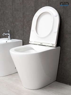 Унитаз приставной Gid TRS-263 62211Y белый 52x36x41 фото в интернет-магазине Русалия