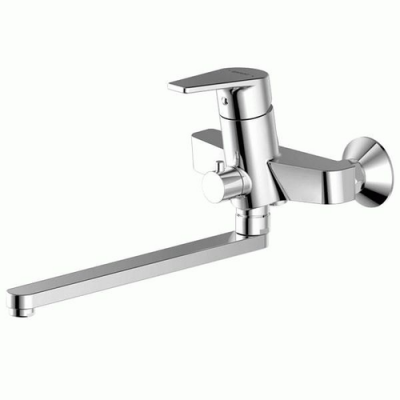 Смеситель для ванны универсальный Line F65299C-LB-RUS Bravat с гарнитуром фото в интернет-магазине Русалия