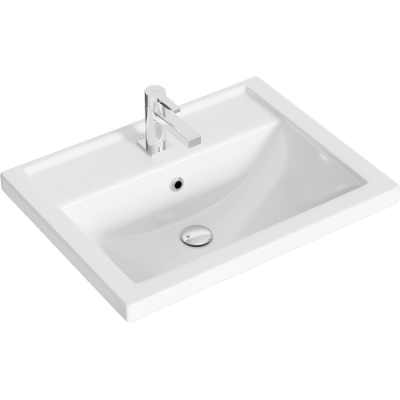 Подвесная тумба 60 Manchester белый MAN01062 + умывальник Фостер 600 4640021060773 Aqwella фото в интернет-магазине Русалия