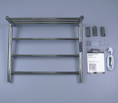 Полотенцесушитель электрический ABBER Standard AH4614 хром фото в интернет-магазине Русалия