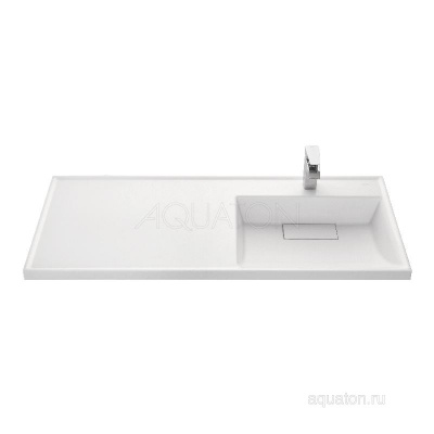 Раковина AQUATON Лондри 1200 белая правая 1A72243KLH010 фото в интернет-магазине Русалия