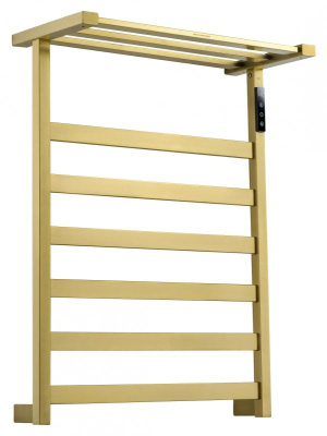 Полотенцесушитель электрический WONZON & WOGHAND FRANKFURT, Брашированное золото (WW-A1026-BG) фото в интернет-магазине Русалия