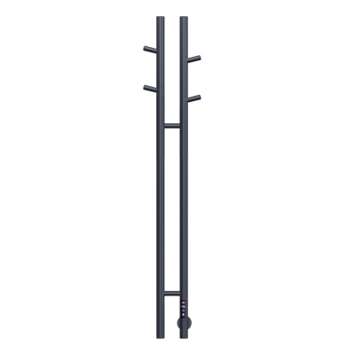 Полотенцесушитель электрический Vincea VTD-1D2GE 25х130, графит, таймер фото в интернет-магазине Русалия