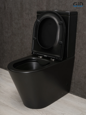Унитаз напольный Gid Tn2189Bm 62248Y черный матовый 64.5x38.5x82.5 фото в интернет-магазине Русалия