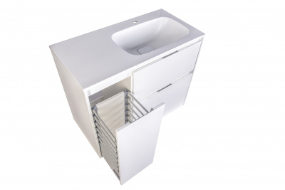 Тумба с раковиной Барселона 90 напольная ПРАВАЯ Style Line фото в интернет-магазине Русалия