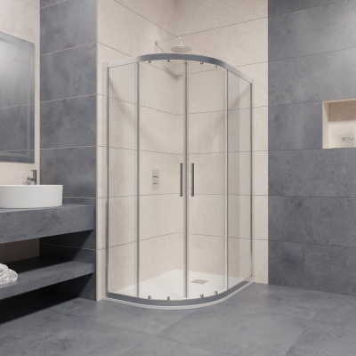 Душевой уголок 90х120 асимметричный PA-61 RGW фото в интернет-магазине Русалия