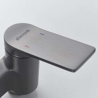 Гигиенический душ со смесителем Shevanik S4105T-1, оружейная сталь фото в интернет-магазине Русалия