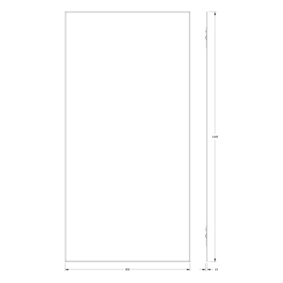 Зеркало настенное с фацетом Standard EVOFORM 80x160 см, BY 0258 фото в интернет-магазине Русалия